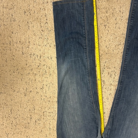 Hudson Sz. 31 vintage Y2K slight barrel leg- wider hip jeans in great vintage co - Picture 11 of 15
